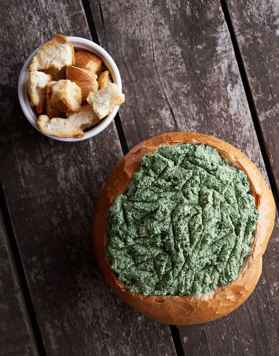 Cob Loaf Spinach Dip - Delightful Vegans How Long Is Spinach Dip Good For In The Fridge