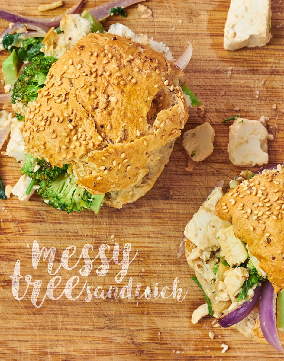 Messy Tree Sandwiches