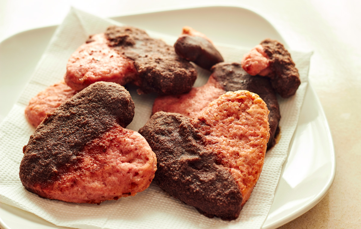 Lovey Dovey Heart Cookies