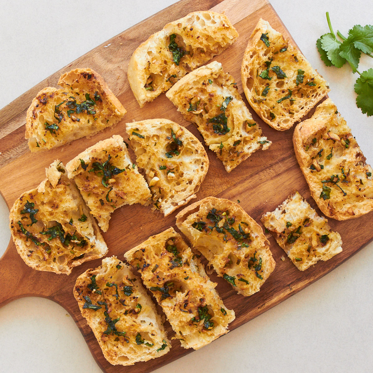 Asian Inspired Vegan Garlic Bread
