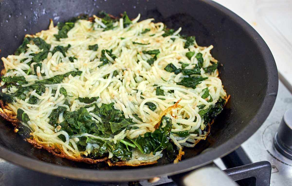 Kale and Potato Rosti