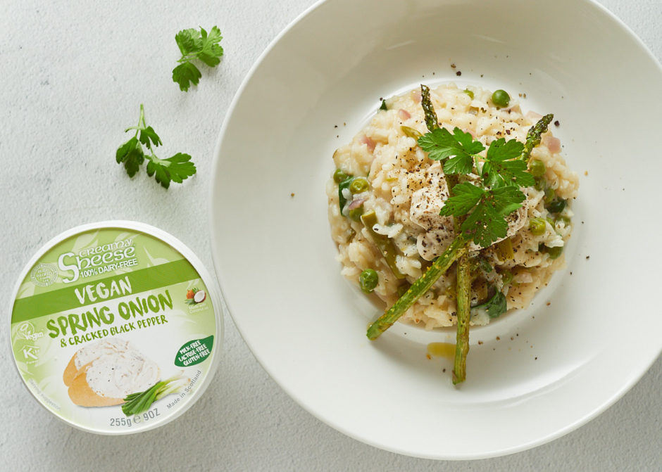 Spring Vegetable Risotto with Sheese