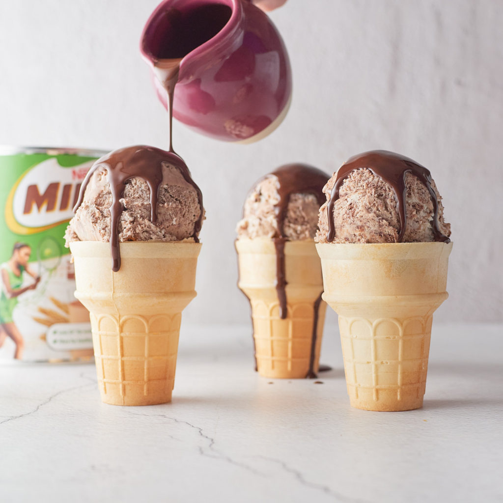 Vegan Milo Ice Cream