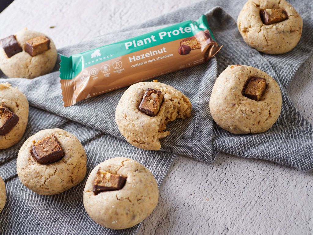 Hazelnut Cookies with Greenback protein bars