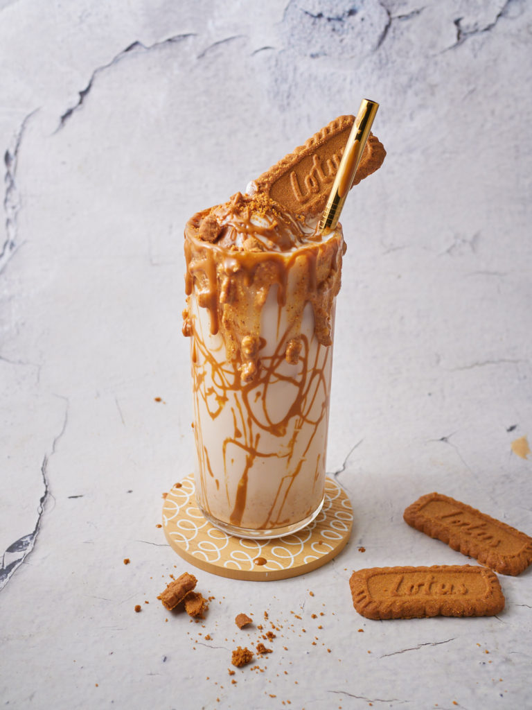 Biscoff and Almond Butter iced drink