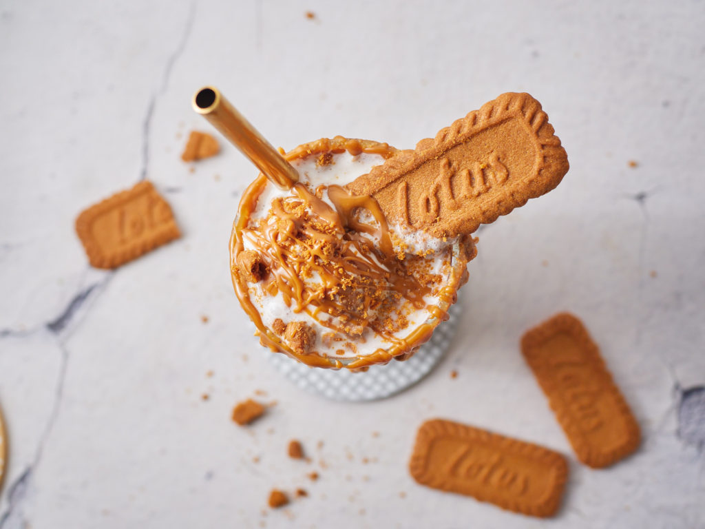 Biscoff and Almond Butter iced drink